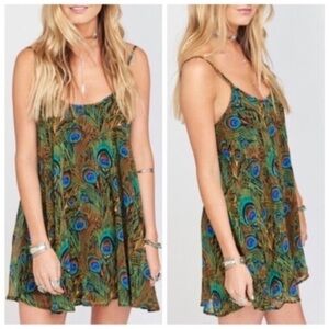 Show Me Your MuMu Peacock Dress - M